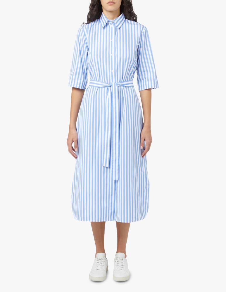 MM by MaxMara Dialogo cotton chemisier dress - light blue Max Mara - picture 2