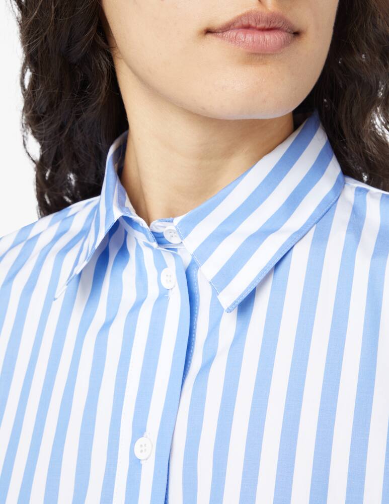 rinascente MM Abito chemisier in cotone Dialogo - azzurro Max Mara