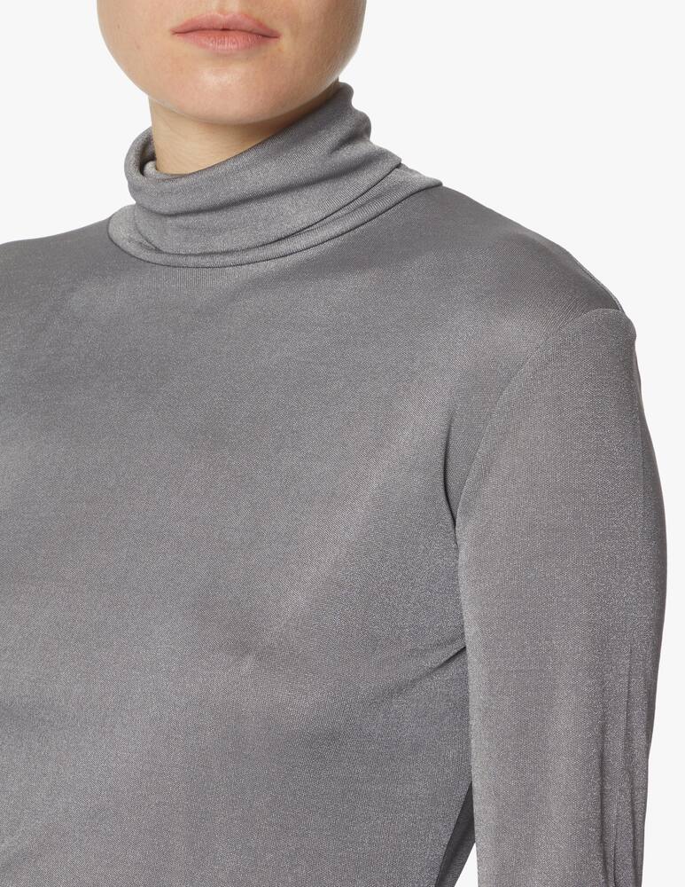 rinascente MM Fabian viscose long sleeved top - grey Max Mara