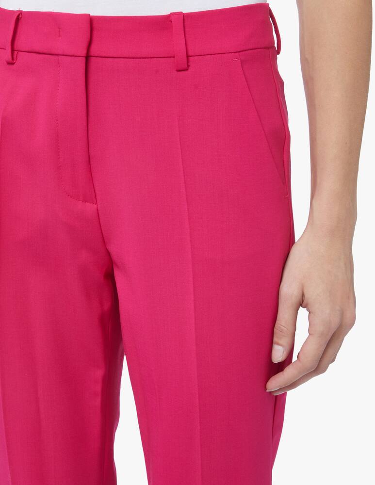 Weekend Max Mara Valda cigarette trousers in virgin wool - pink - picture 4 Weekend Max Mara Valda cigarette trousers in virgin wool - pink - picture 4