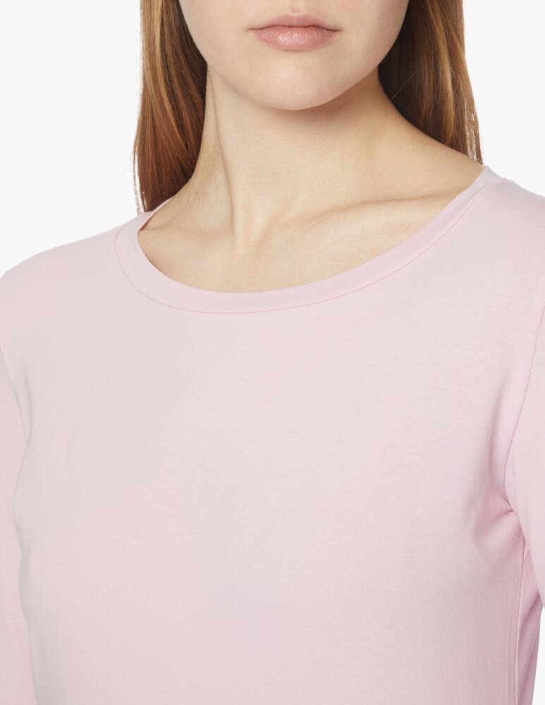 rinascente Weekend Max Mara Multia cotton 3/4 sleeves top - pink
