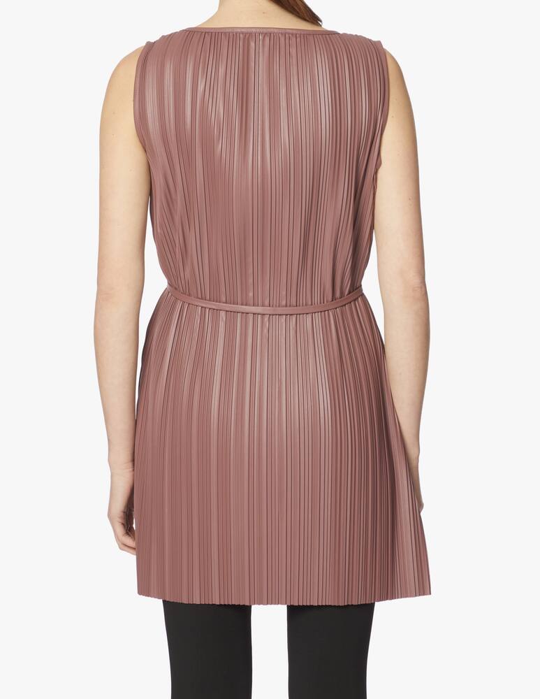 MM by MaxMara Blusa in similpelle Osso - rosa Max Mara - immagine 3