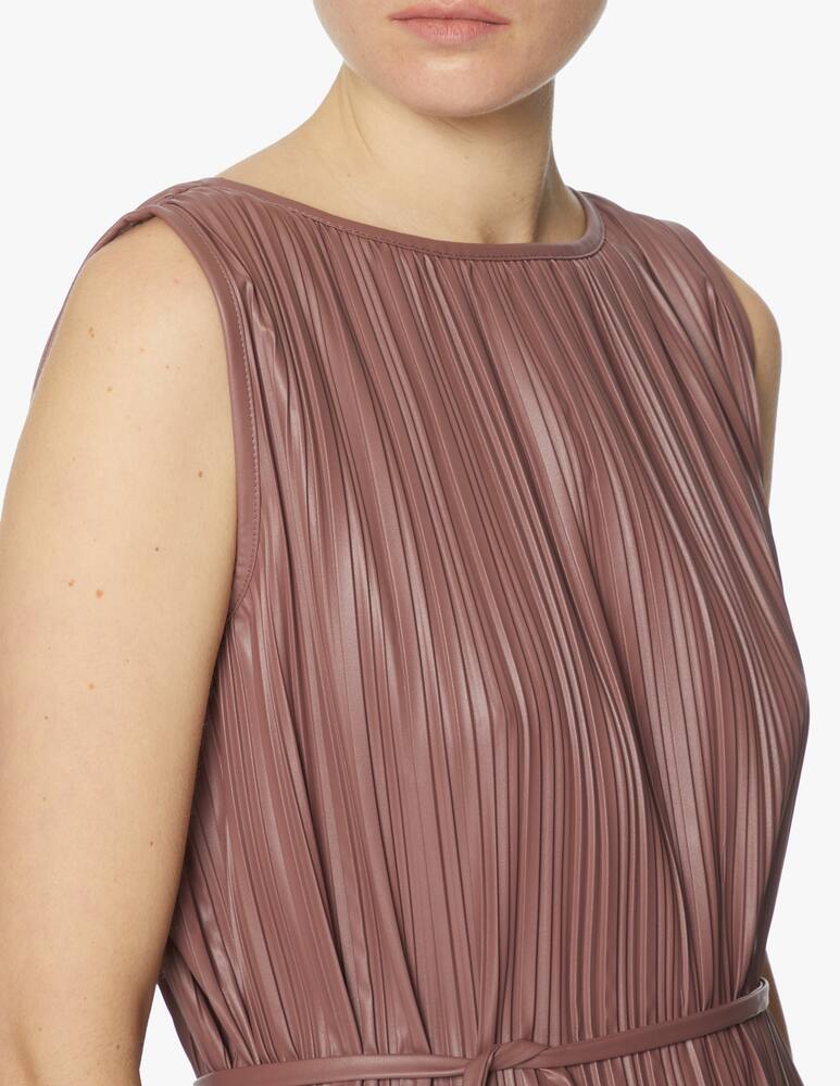 MM by MaxMara Blusa in similpelle Osso - rosa Max Mara - immagine 4