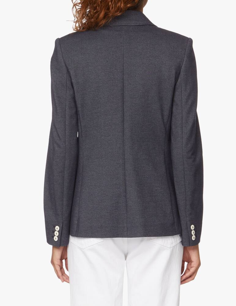 rinascente Weekend Max Mara Bergen denim effect blazer - blue