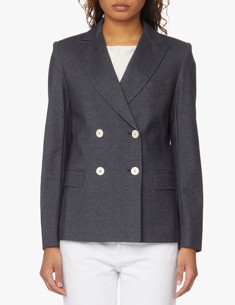 Weekend Max Mara Bergen denim effect blazer - blue - picture 1 Weekend Max Mara Bergen denim effect blazer - blue - picture 1