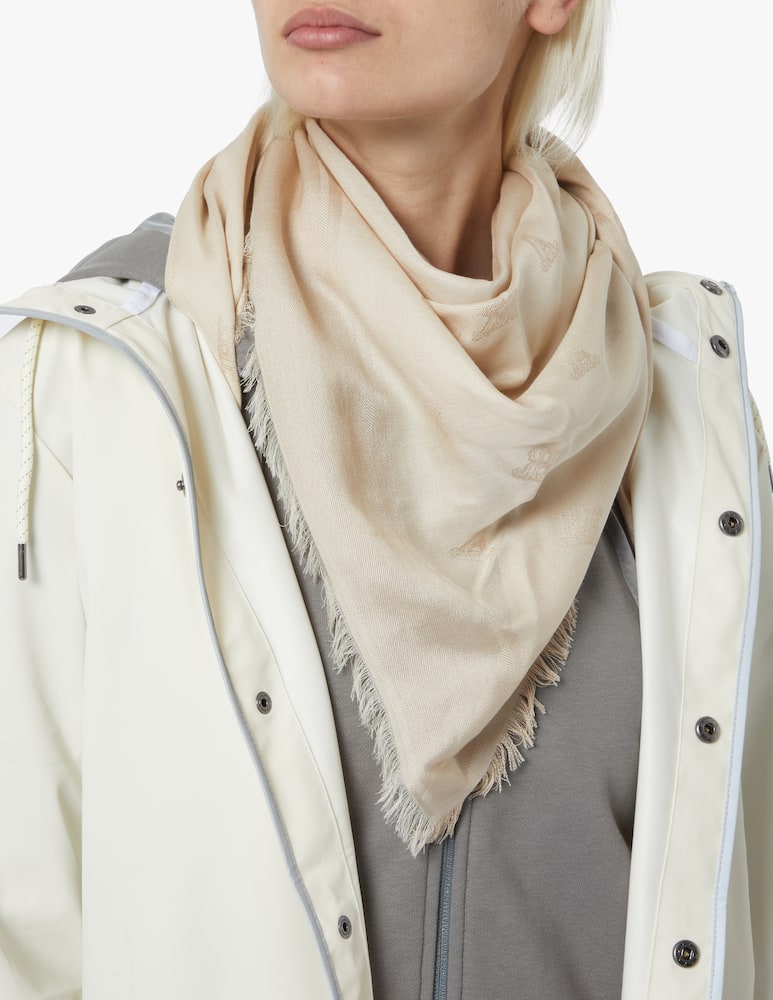 rinascente Max Mara Fedora silk blend scarf - beige