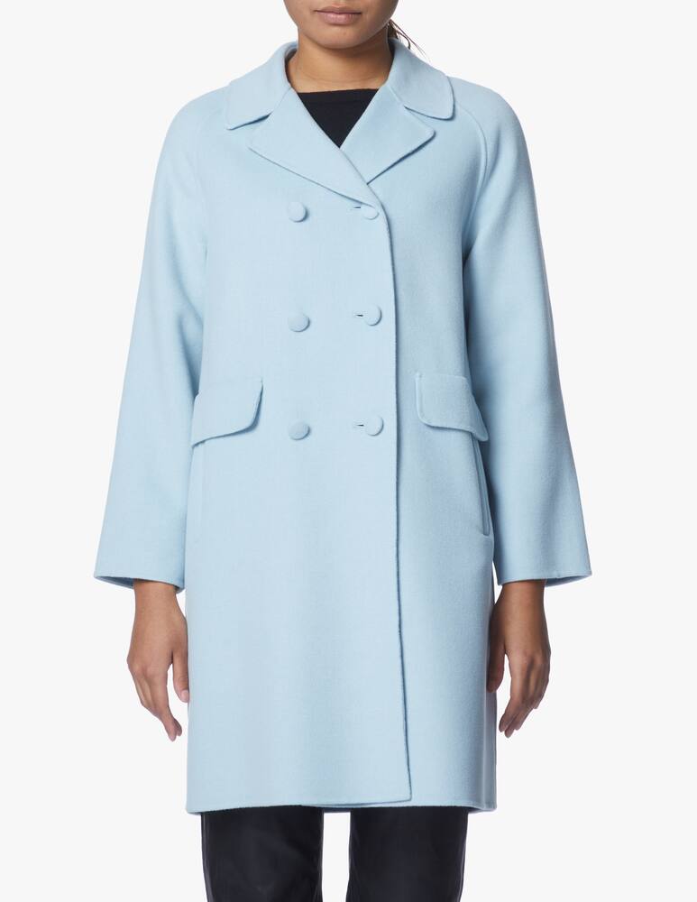 Weekend Max Mara Acqui wool coat - light blue - picture 2 Weekend Max Mara Acqui wool coat - light blue - picture 2