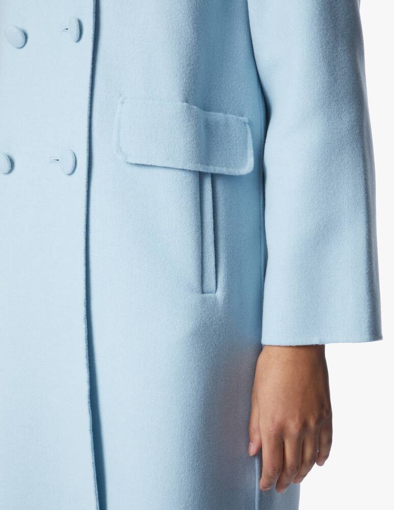 Weekend Max Mara Acqui wool coat - light blue - picture 4 Weekend Max Mara Acqui wool coat - light blue - picture 4
