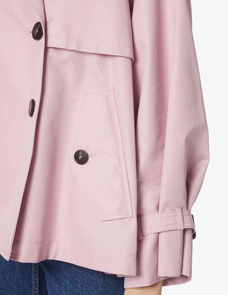 rinascente Weekend Max Mara Trench corto in misto cotone Falange - rosa