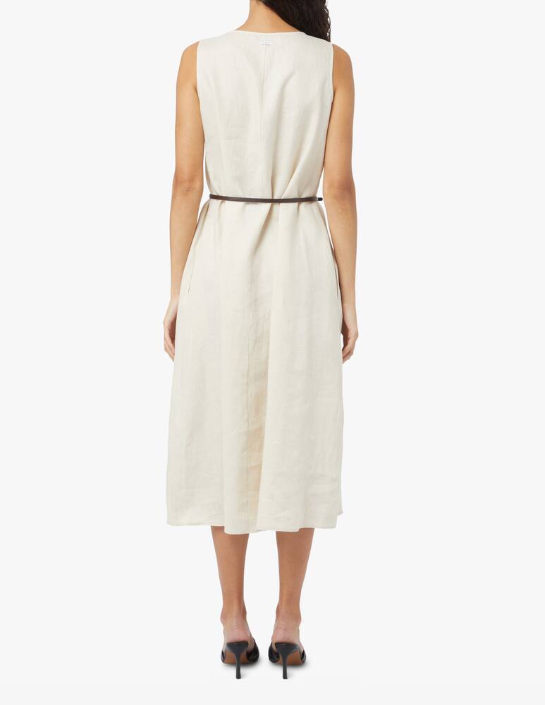 rinascente MM Francia linen dress - beige Max Mara