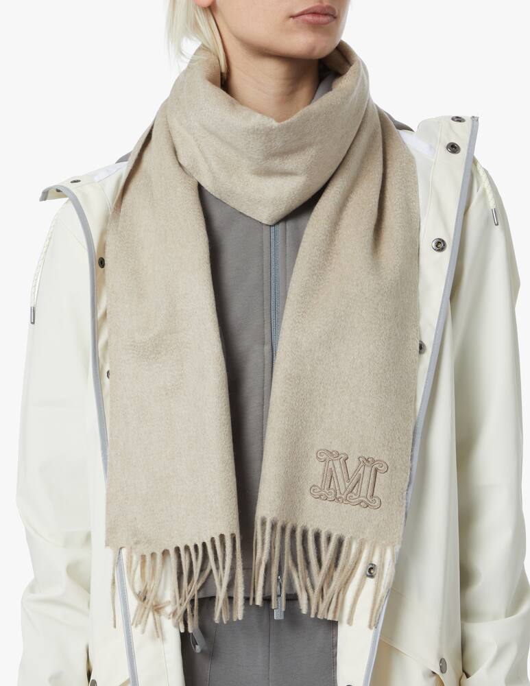 Max Mara Dalia cashmere scarf - beige - picture 2 Max Mara Dalia cashmere scarf - beige - picture 2