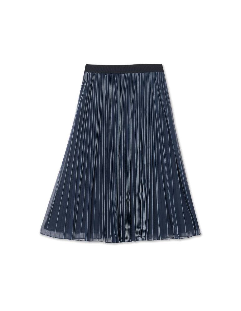 rinascente Weekend Max Mara Fariseo tulle midi skirt - blue