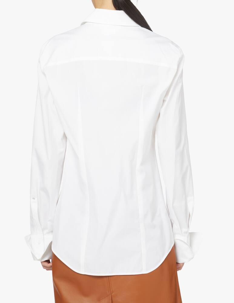 rinascente Sportmax Camicia slim in cotone Osimo - bianco