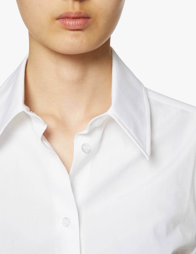 rinascente Sportmax Camicia slim in cotone Osimo - bianco