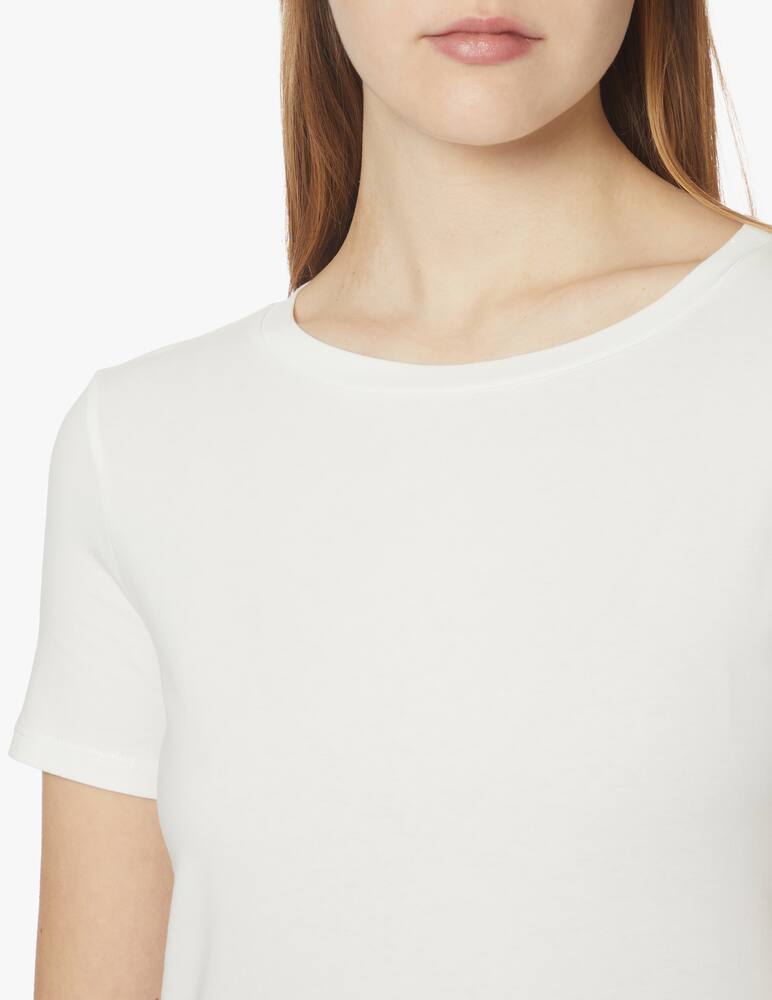 rinascente Weekend Max Mara T-shirt in cotone basic Multib - bianco