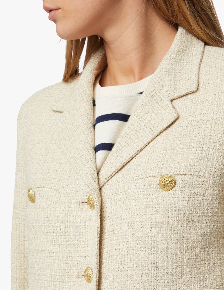 rinascente Weekend Max Mara Blazer stuoia in cotone Saggio - beige