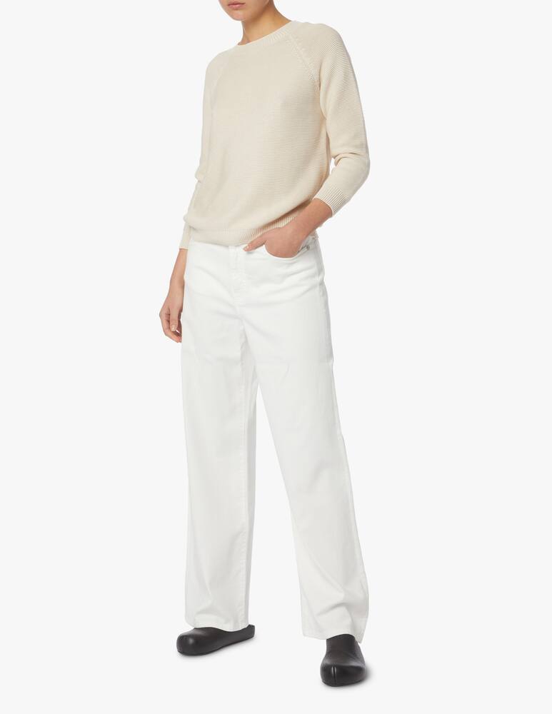 Weekend Max Mara Pantaloni in cotone Sala - bianco - immagine 1 Weekend Max Mara Pantaloni in cotone Sala - bianco - immagine 1