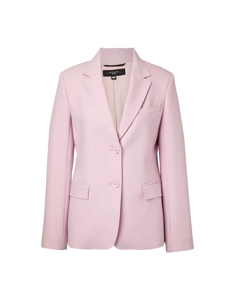 rinascente Weekend Max Mara Marco viscose single-breasted blazer - pink