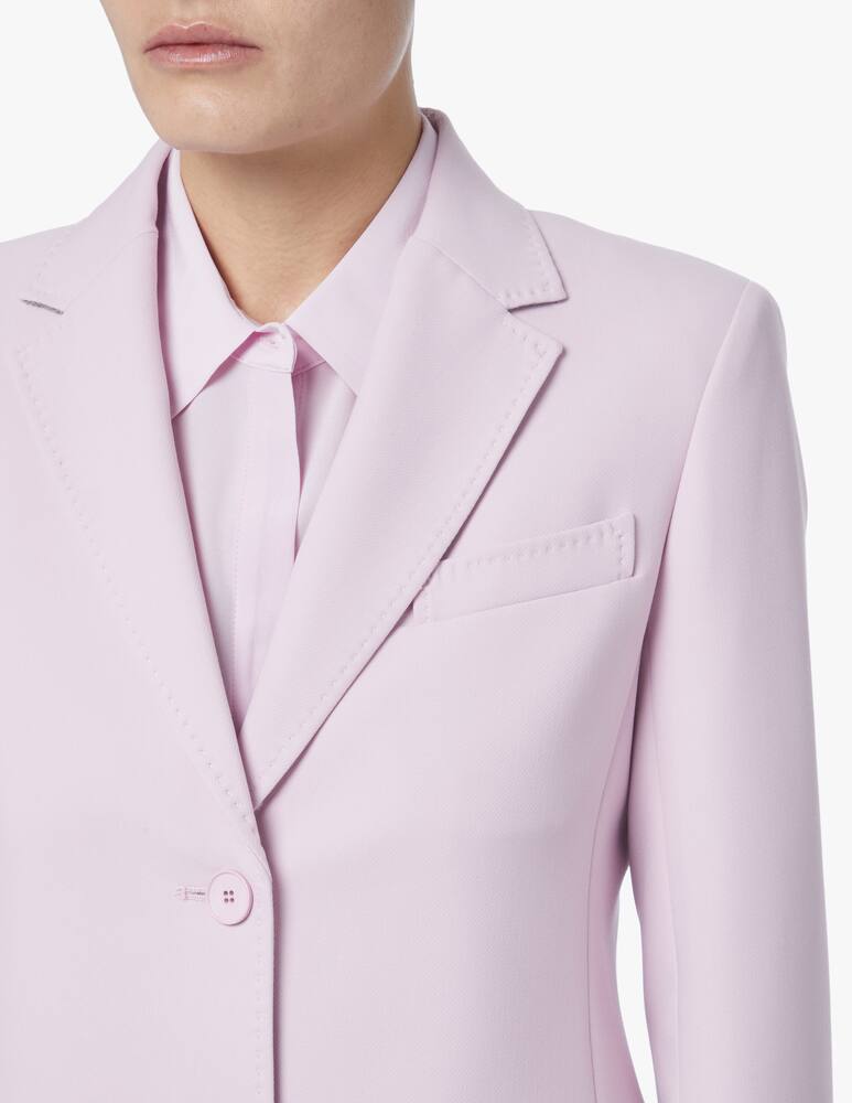rinascente Weekend Max Mara Marco viscose single-breasted blazer - pink