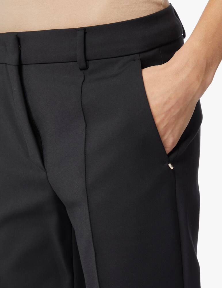 rinascente Sportmax Oblicua flare trousers - black