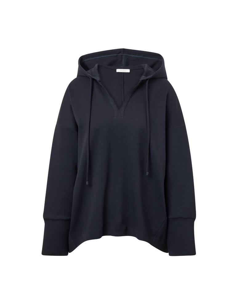 MM by MaxMara Felpa con cappuccio in cotone Carmela - blu Max Mara - immagine 5 MM by MaxMara Felpa con cappuccio in cotone Carmela - blu Max Mara - immagine 5