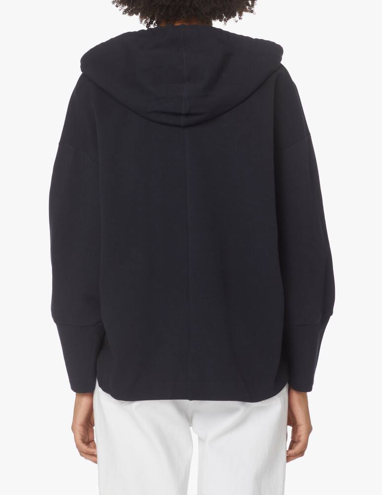rinascente MM Felpa con cappuccio in cotone Carmela - blu Max Mara