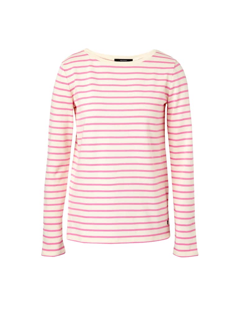 Weekend Max Mara Fretty cotton striped long sleeves top - pink - picture 5 Weekend Max Mara Fretty cotton striped long sleeves top - pink - picture 5