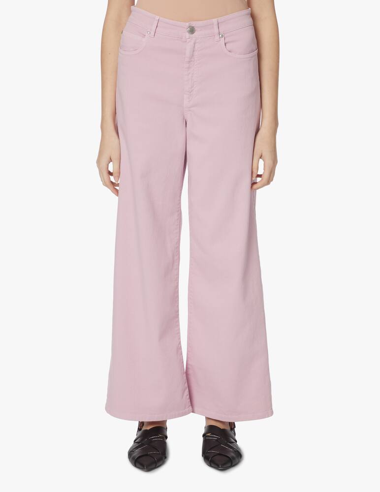 rinascente Weekend Max Mara Sala cotton cropped trousers - pink