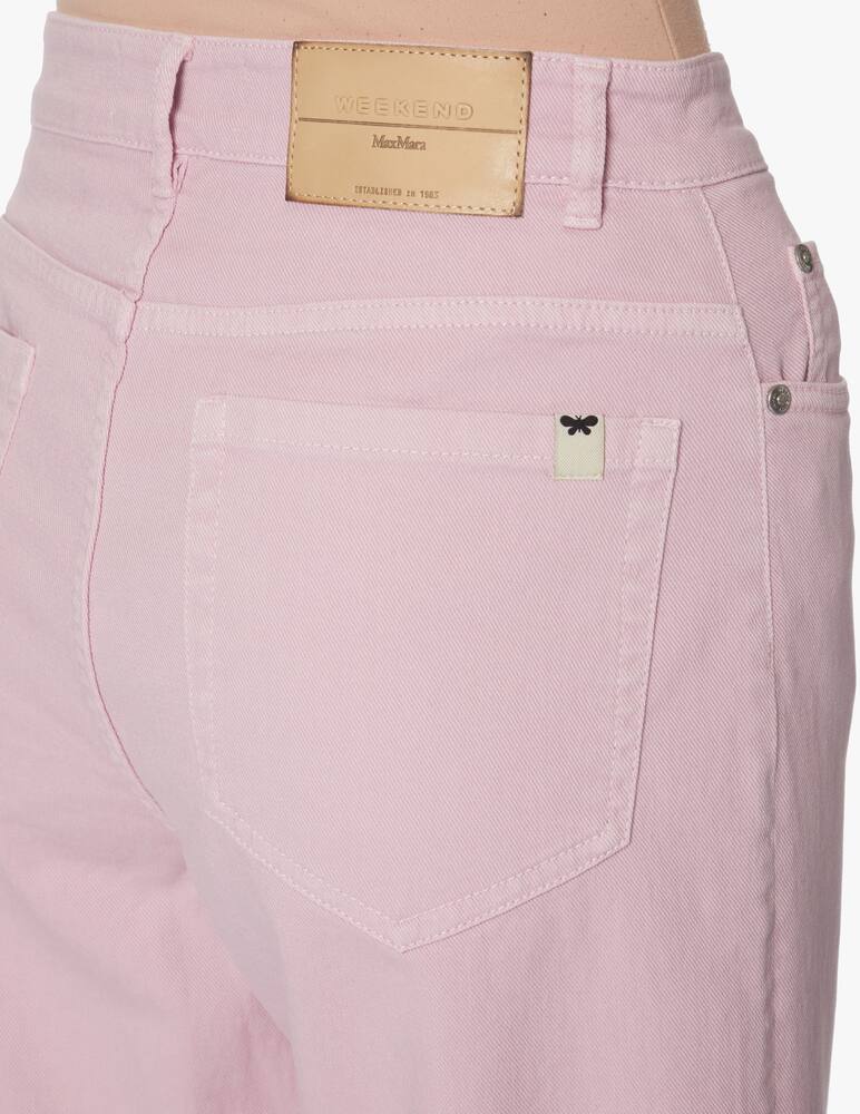 rinascente Weekend Max Mara Sala cotton cropped trousers - pink