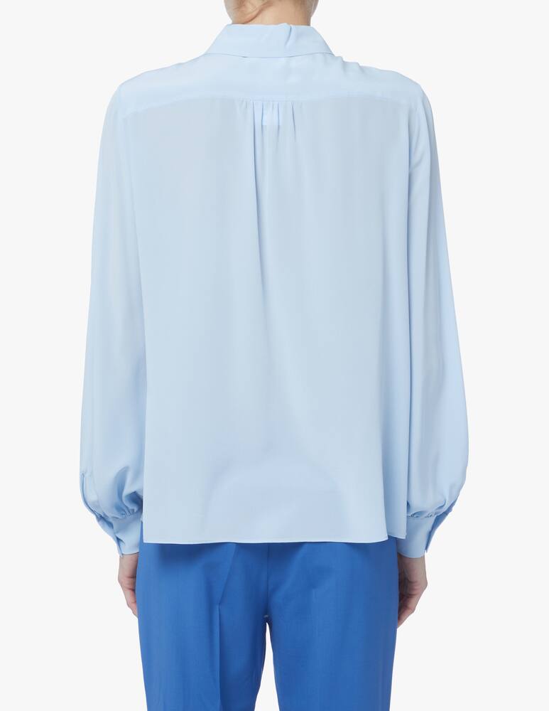 rinascente Weekend Max Mara Camicia in seta Esopo - azzurro