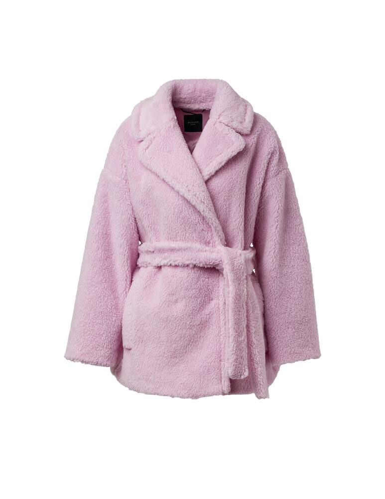 rinascente Weekend Max Mara Cappotto vestaglia teddy in misto lana Ramino - viola
