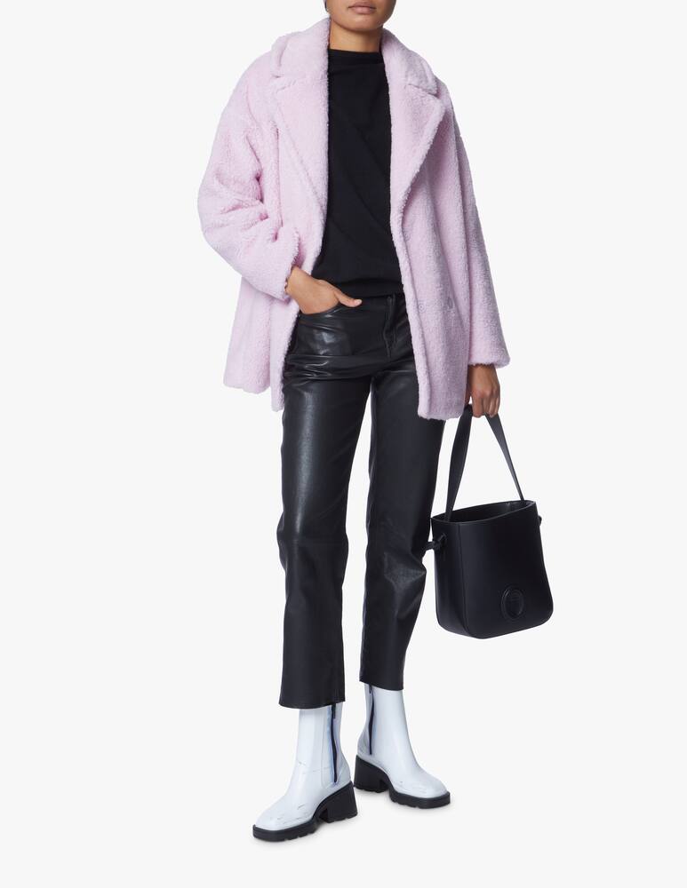 rinascente Weekend Max Mara Cappotto vestaglia teddy in misto lana Ramino - viola