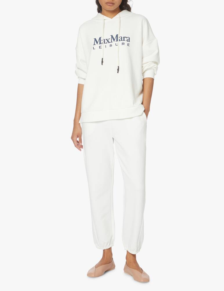 rinascente MM Cotton hoodie Aggravi - white Max Mara