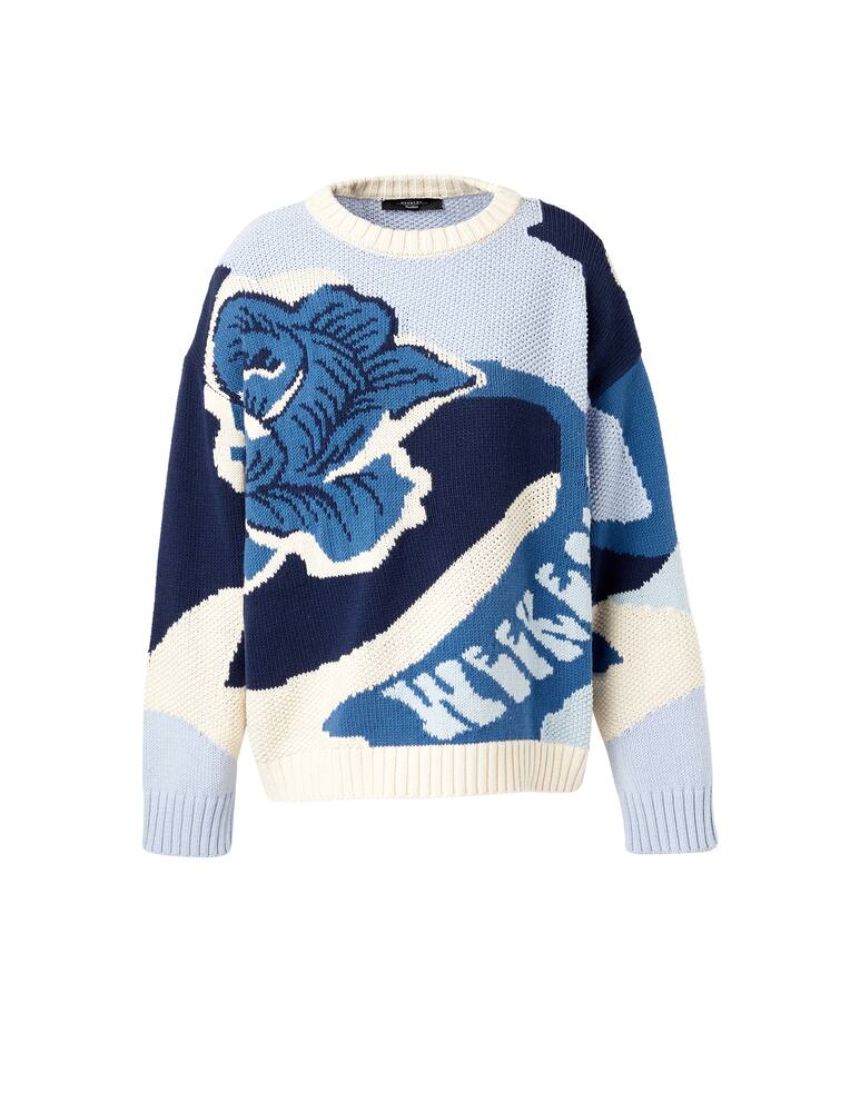 rinascente Weekend Max Mara Maglia in cotone Plinio - azzurro