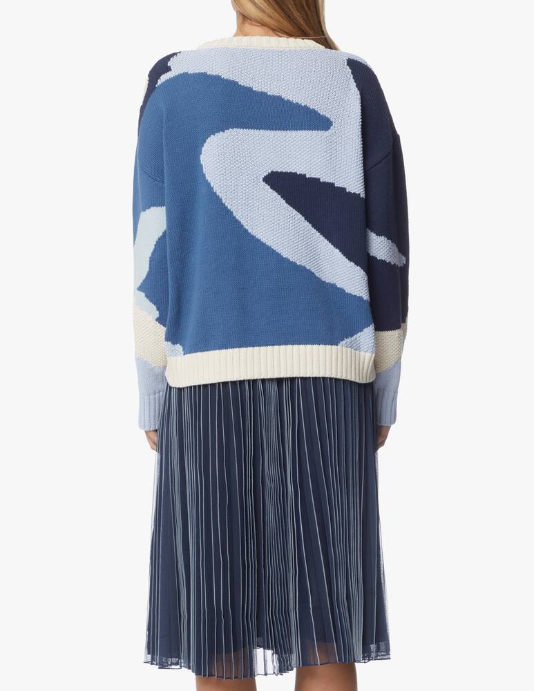 rinascente Weekend Max Mara Maglia in cotone Plinio - azzurro