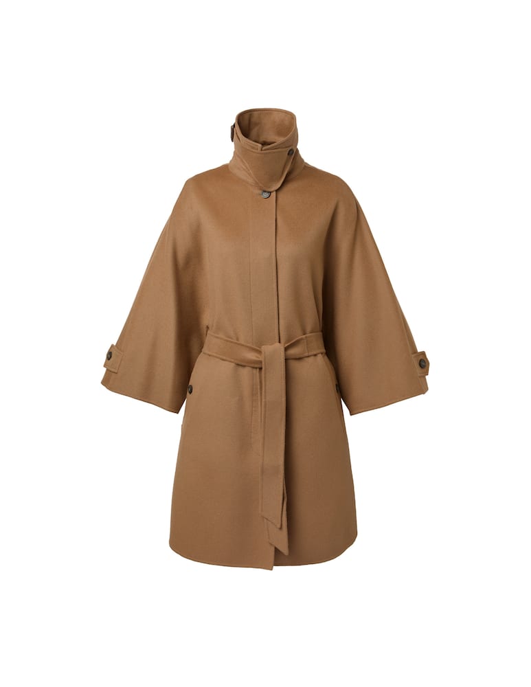 Weekend Max Mara Funale wool cape - brown - picture 5 Weekend Max Mara Funale wool cape - brown - picture 5