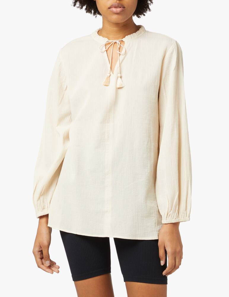 Max Mara Acline cotton shirt - white - picture 2 Max Mara Acline cotton shirt - white - picture 2