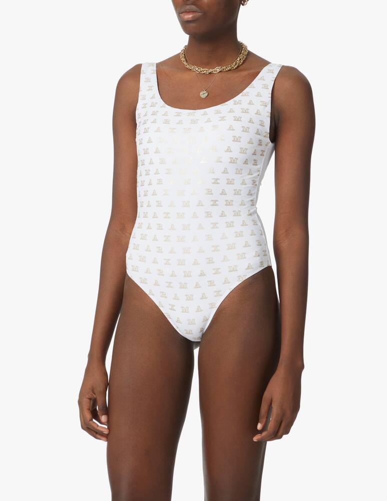 rinascente Max Mara Nice olimpionico logo all over - white