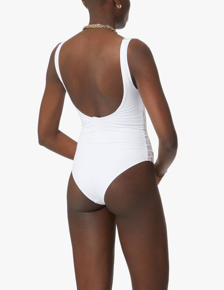 rinascente Max Mara Nice olimpionico logo all over - white