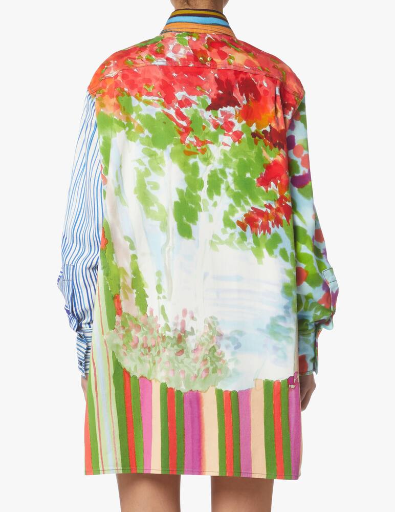 rinascente Sportmax Vestito chemise in misto cotone Etuania - verde