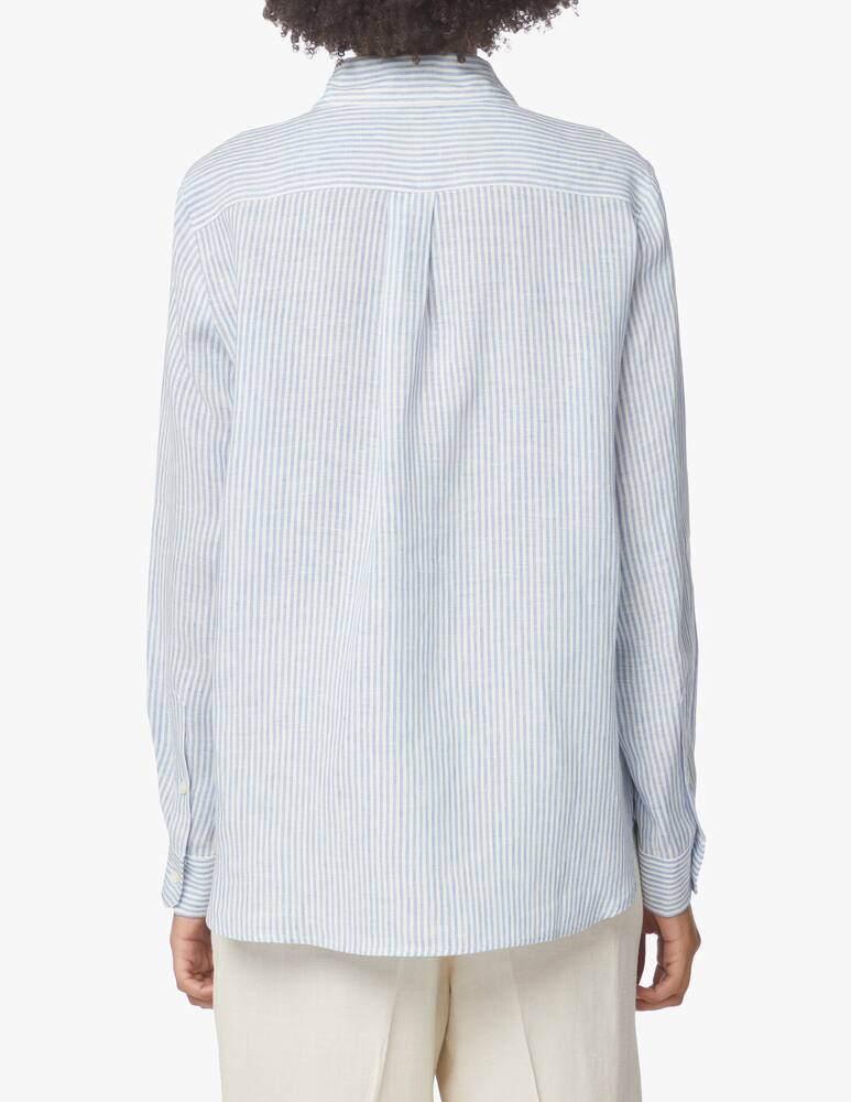 rinascente Weekend Max Mara Camicia in lino Molo - azzurro