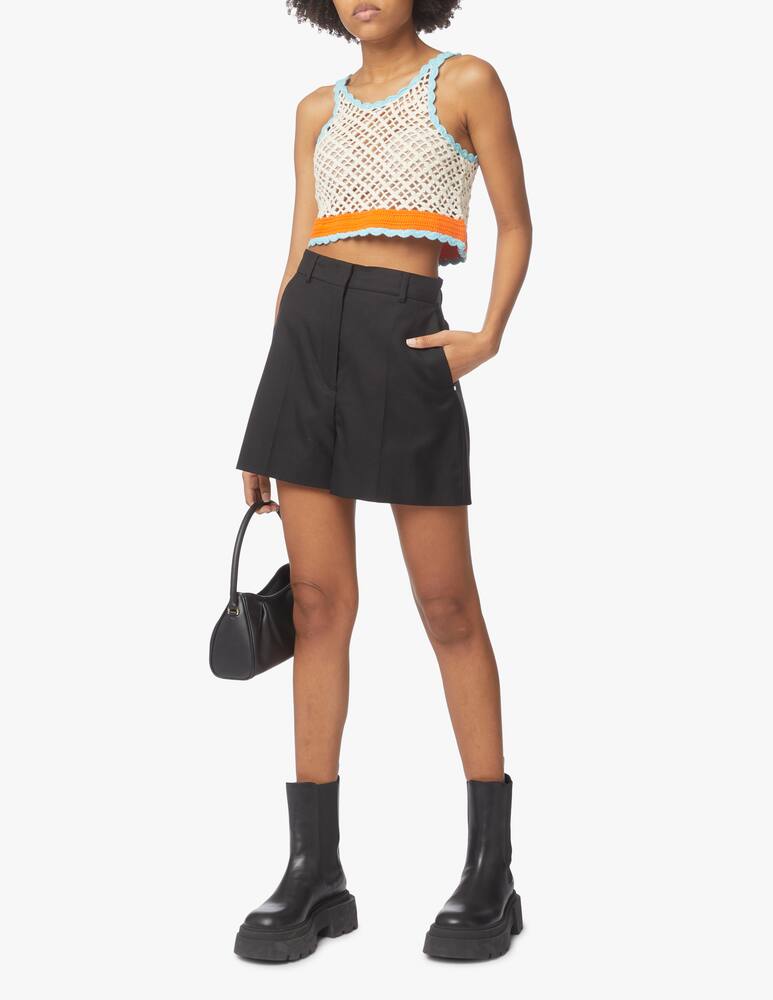 rinascente Sportmax Stresa crochet top - beige