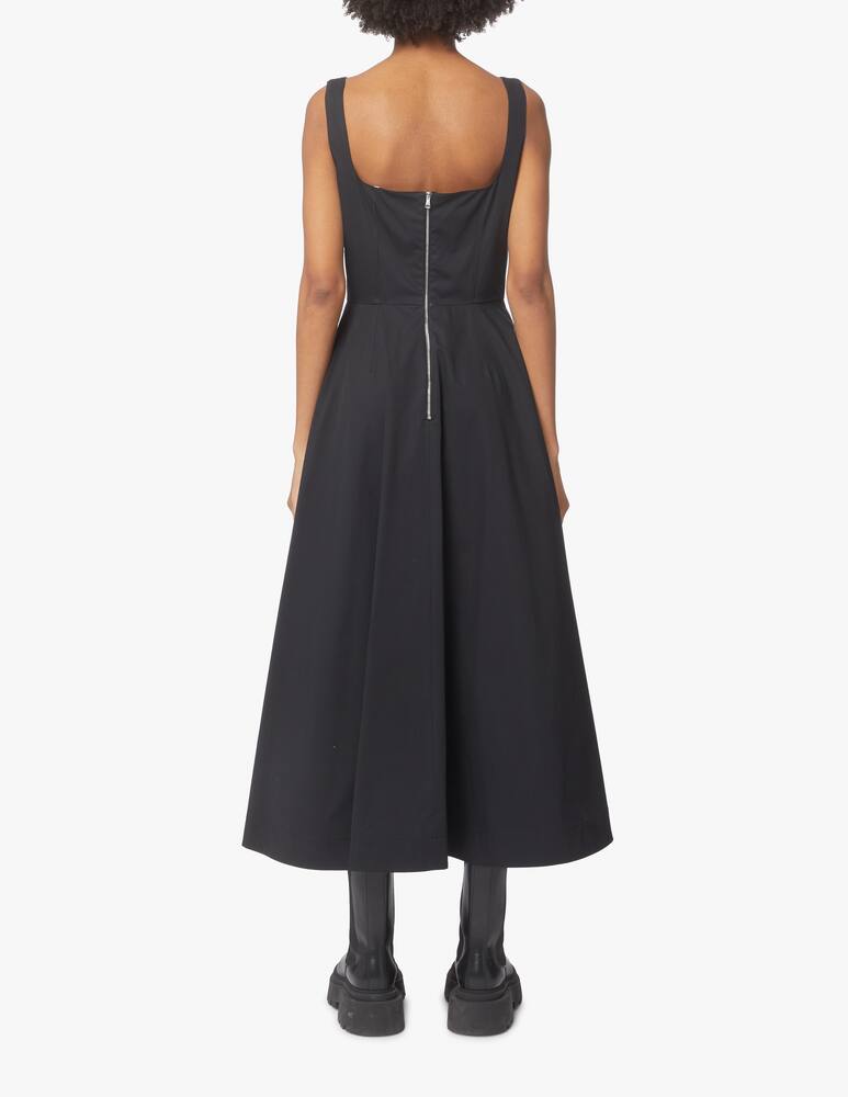 rinascente Sportmax Faida cotton midi dress - black