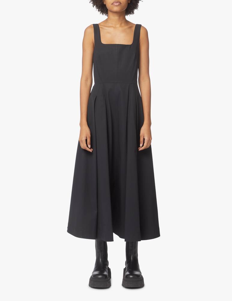 rinascente Sportmax Faida cotton midi dress - black