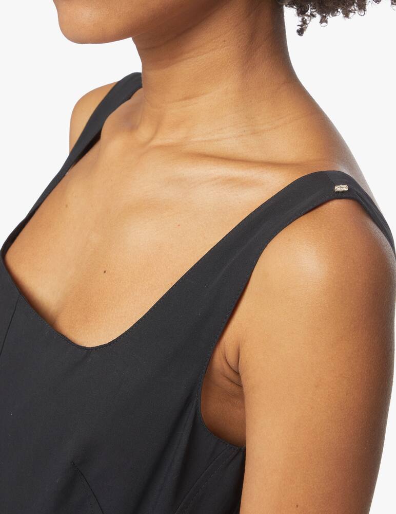 rinascente Sportmax Faida cotton midi dress - black