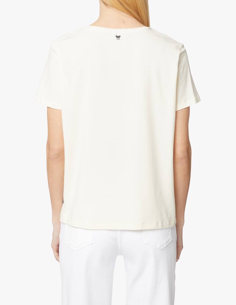 rinascente Weekend Max Mara Blusa in misto cotone e lino con ricami Parsec - beige