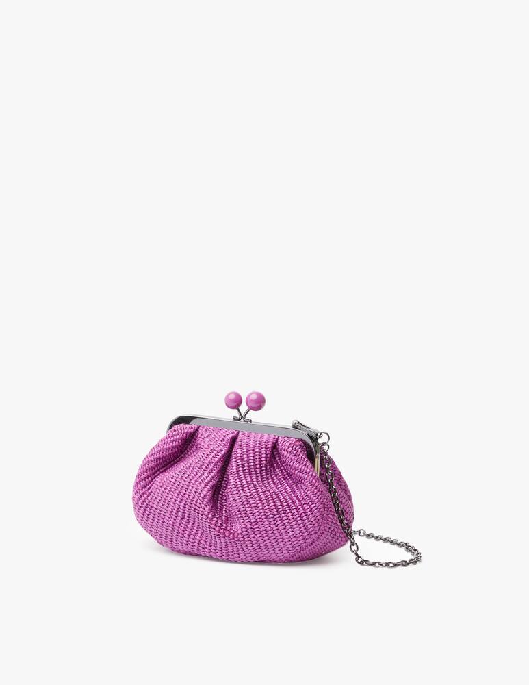 rinascente Weekend Max Mara Borsa a mano Pasticcino S Bard in rafia - rosa