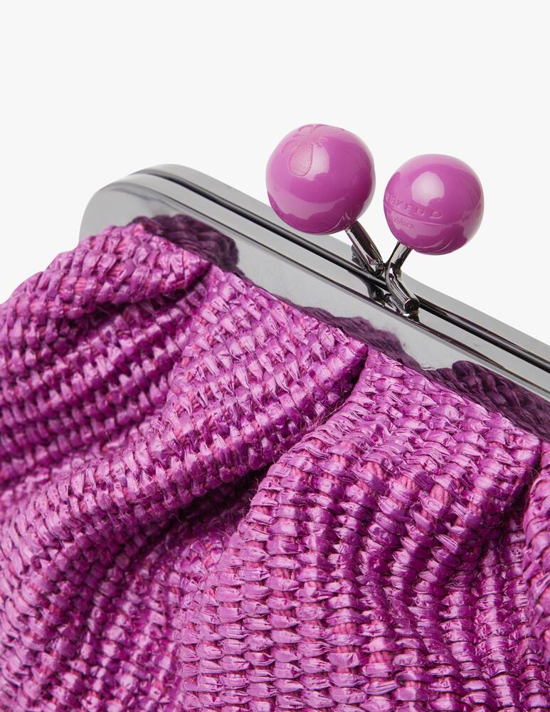 rinascente Weekend Max Mara Borsa a mano Pasticcino S Bard in rafia - rosa