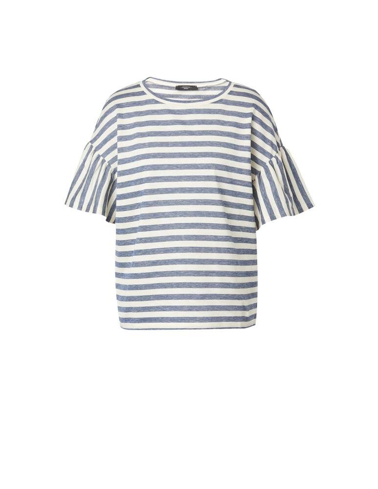 rinascente Weekend Max Mara T-shirt Alben in misto lino - blu