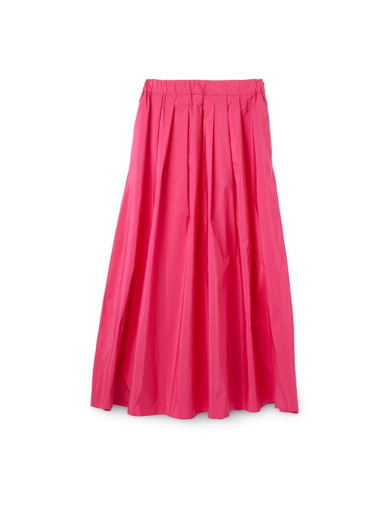 rinascente Weekend Max Mara Gonna maxi con elastico vita in taffettà Nirvana - rosa